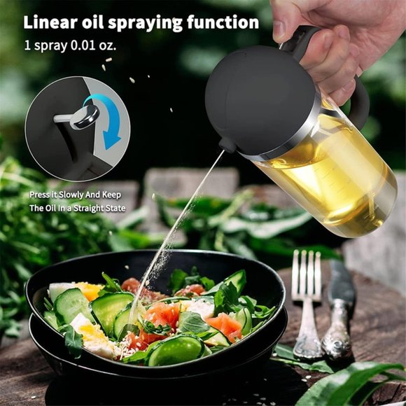 Oil Sprayer for Cooking - 2 in 1 Olive Oil Sprayer and Oil Dispenser - 500ml - Picture 3 of 7